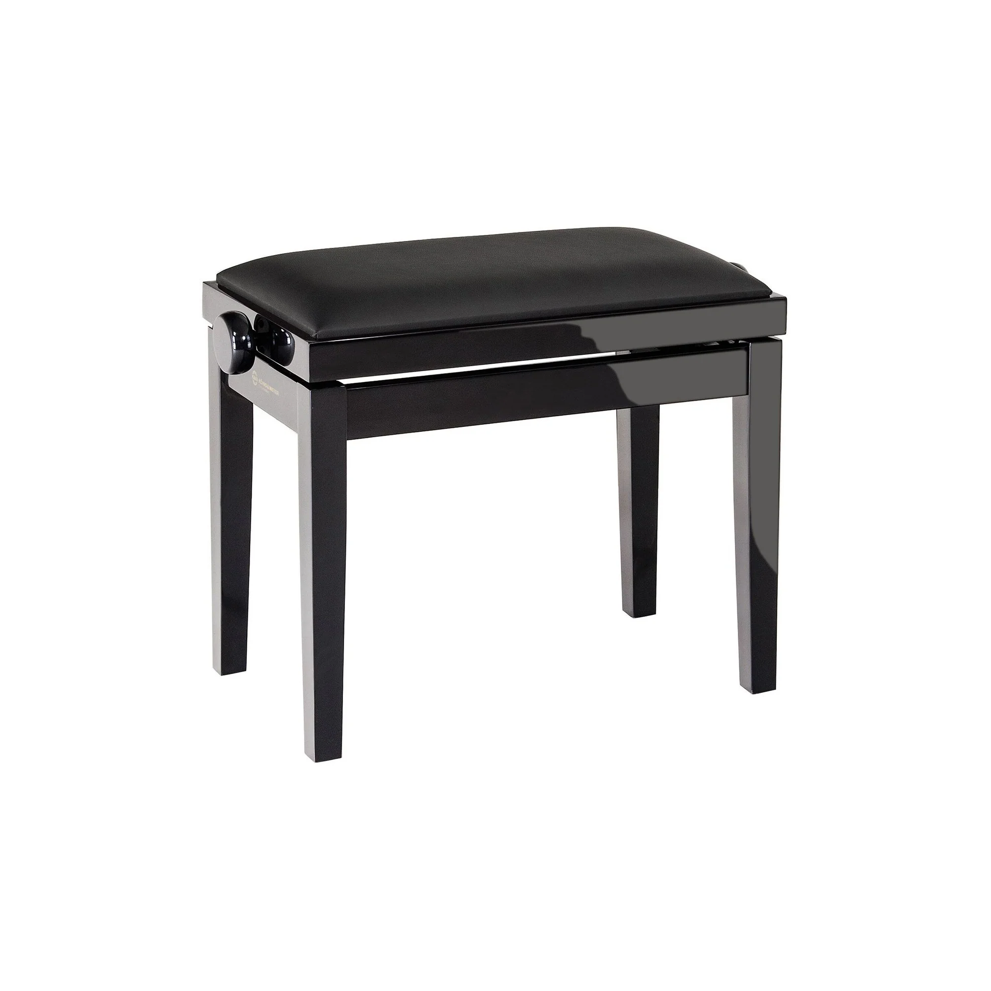 13911 Pianobänk blanksvart