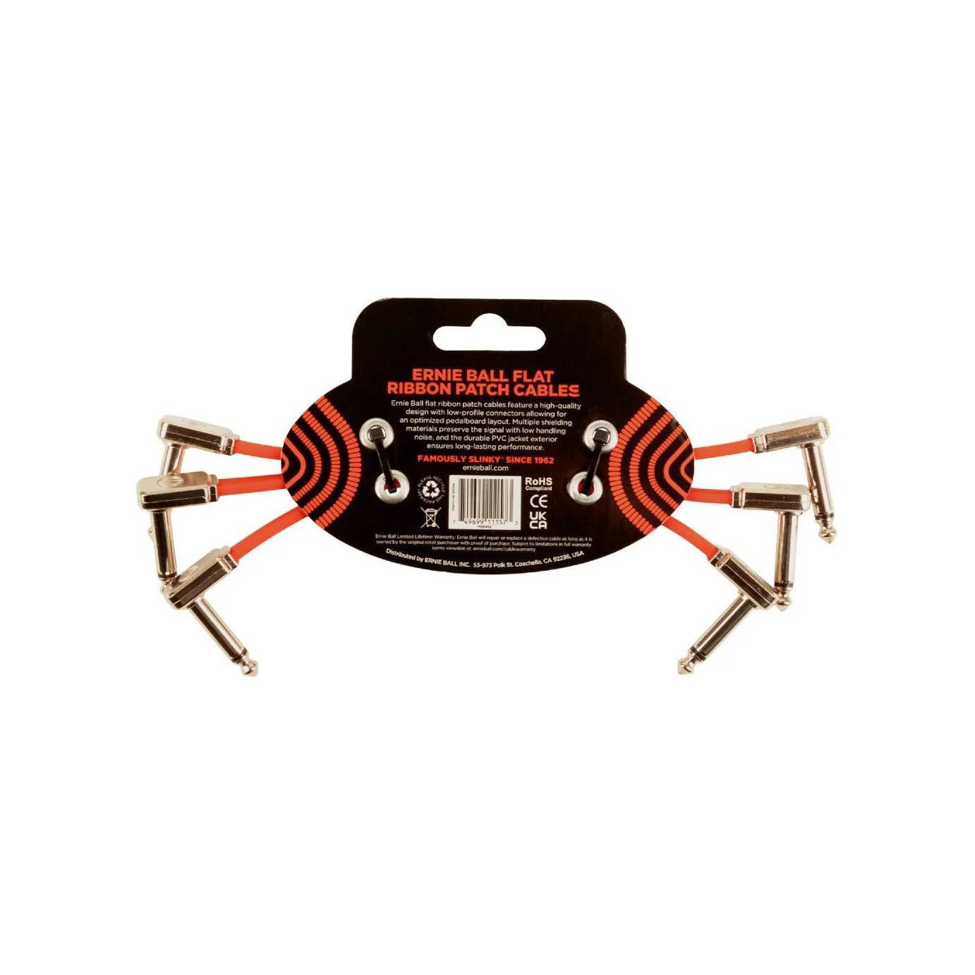 EB-6402 Patch Flat red 15cm 3-pack - Image 2