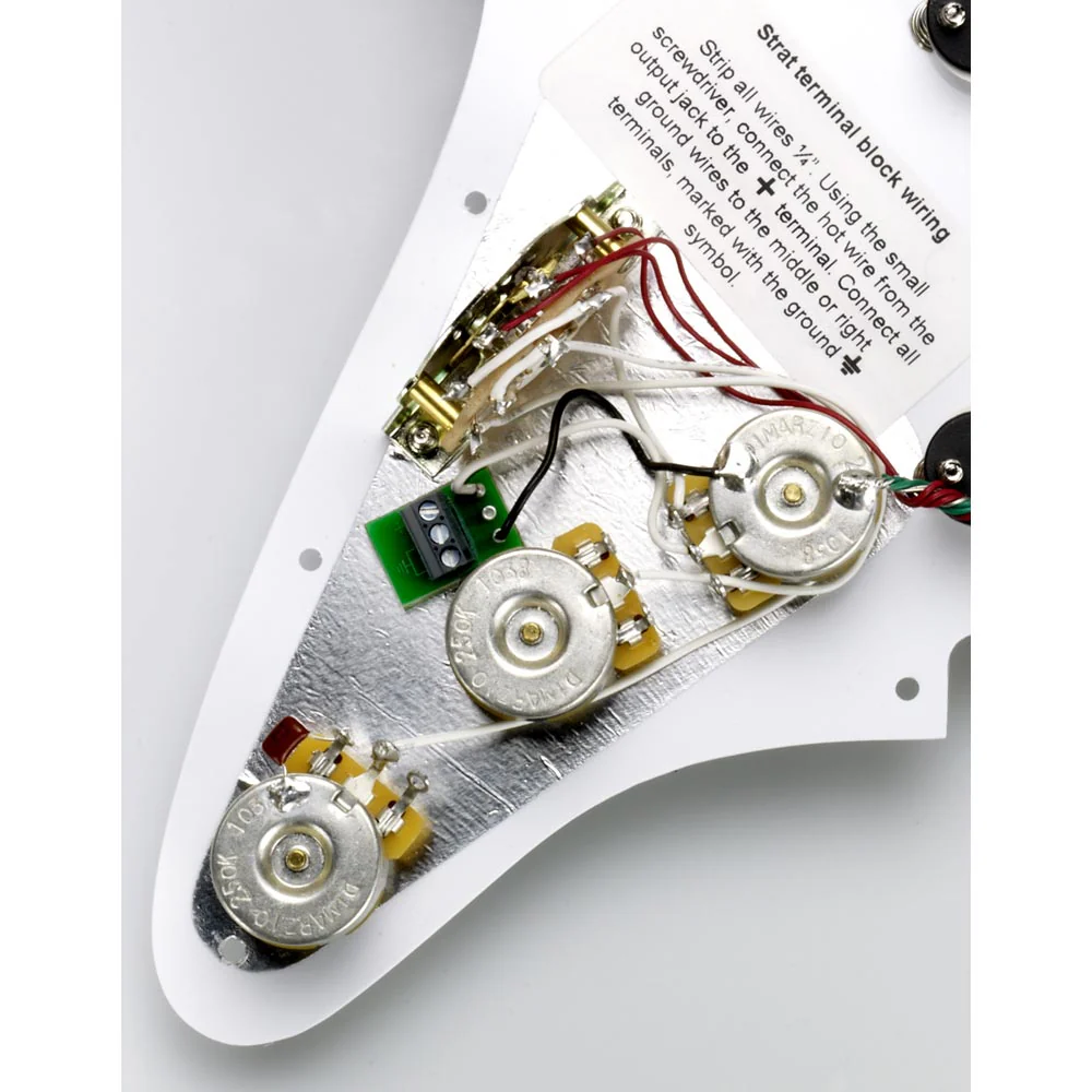 FG2108WA4 Pre-Wired AREA Strat Humcanceling Replacement Pickguard - Image 2