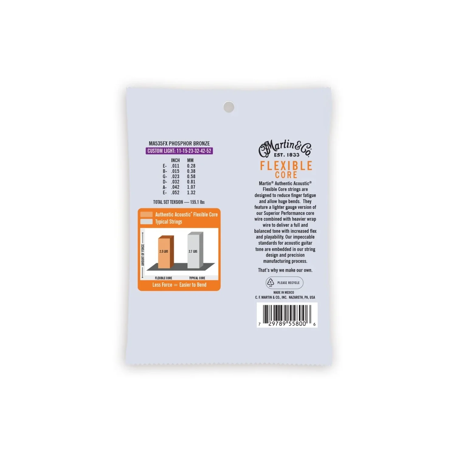 MA535FX Phosphor Bronze Custom Light - Image 2