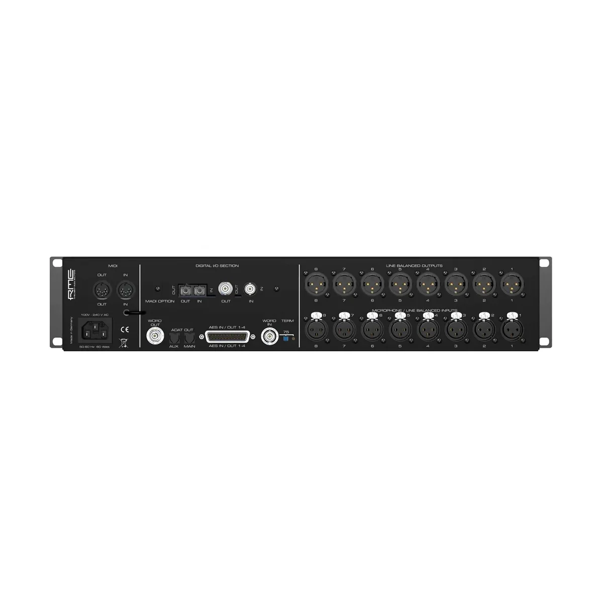 Micstasy 8-Channel, 192 kHz Mic/Line/Instrument Pre AD Converter - Image 2