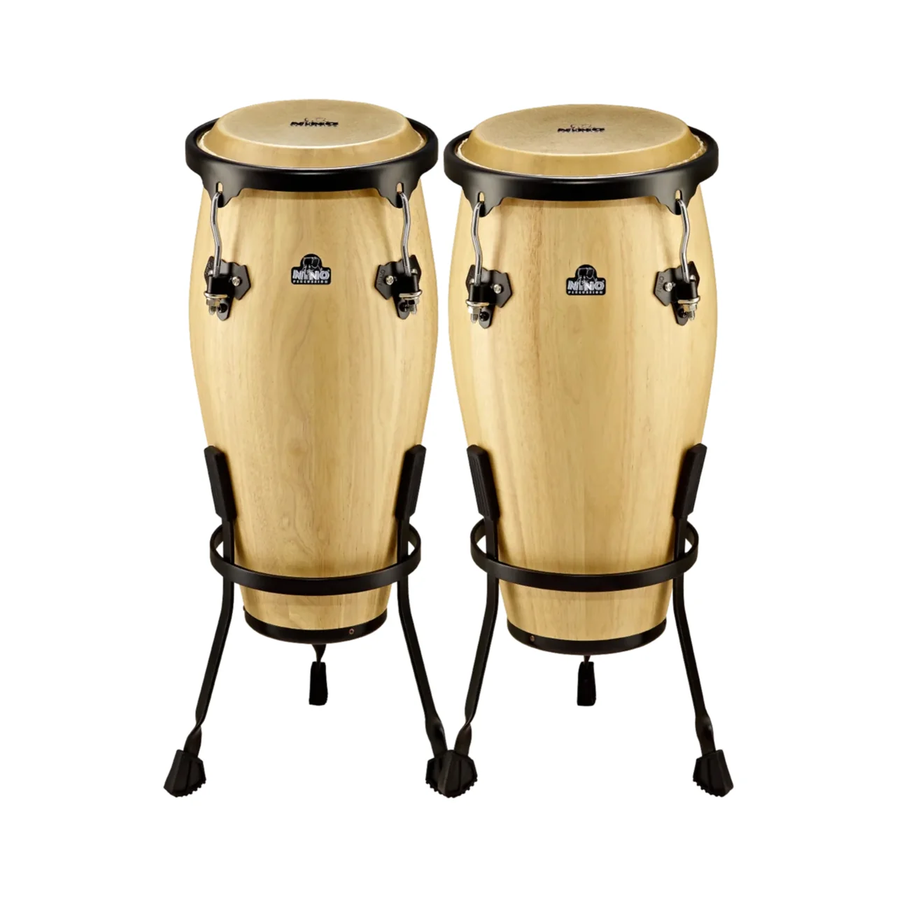 NINO89NT Wood Congas 8"+9" Natural