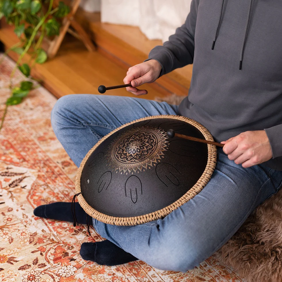 OSTD1BKE Octave Steel Tongue Drum D Kurd - Image 5
