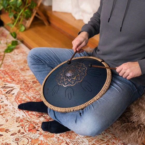 OSTD2NBE Octave Steel Tongue Drum D Navy Blue - Image 4