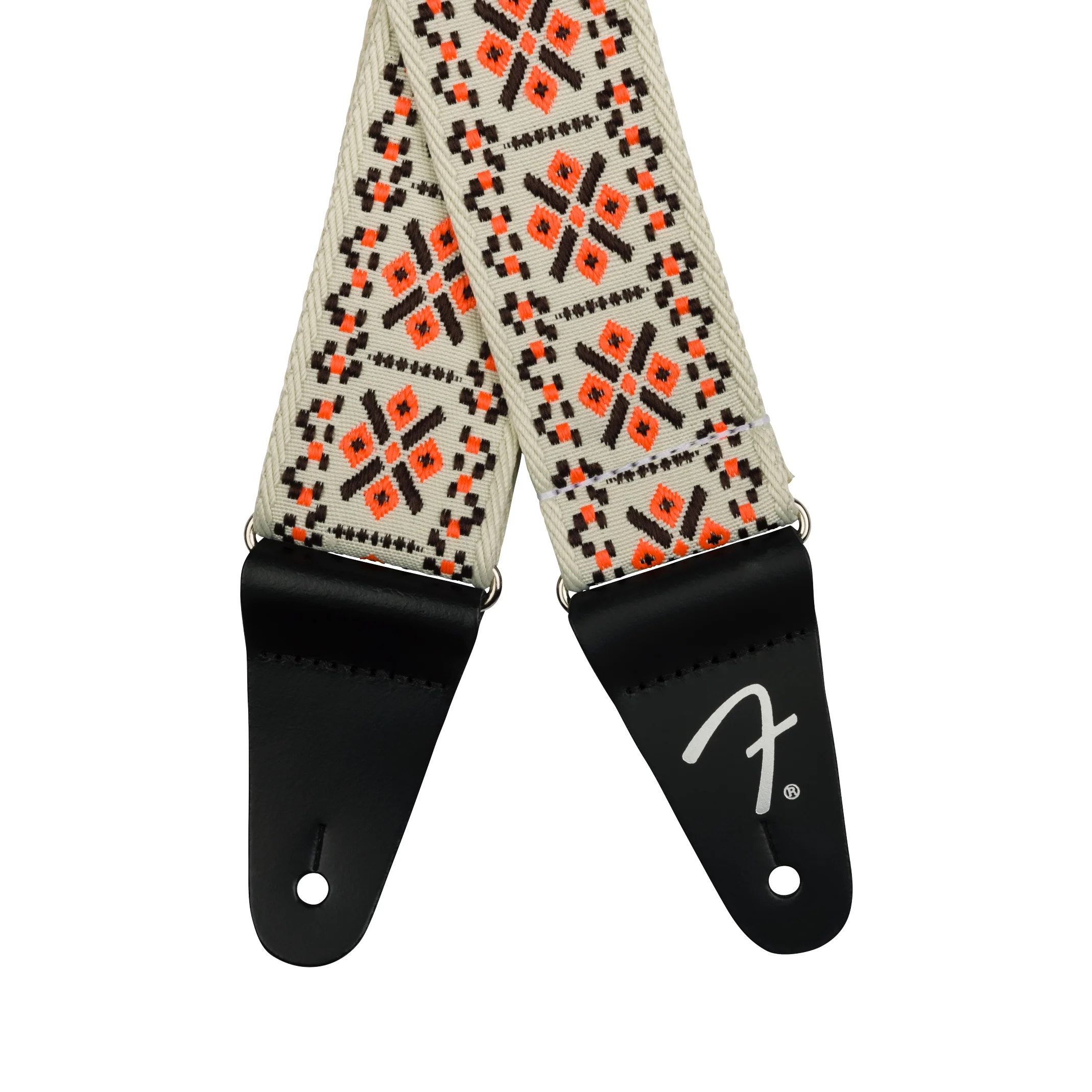 Pasadena Woven Strap Lattice Orange 2" - Image 2