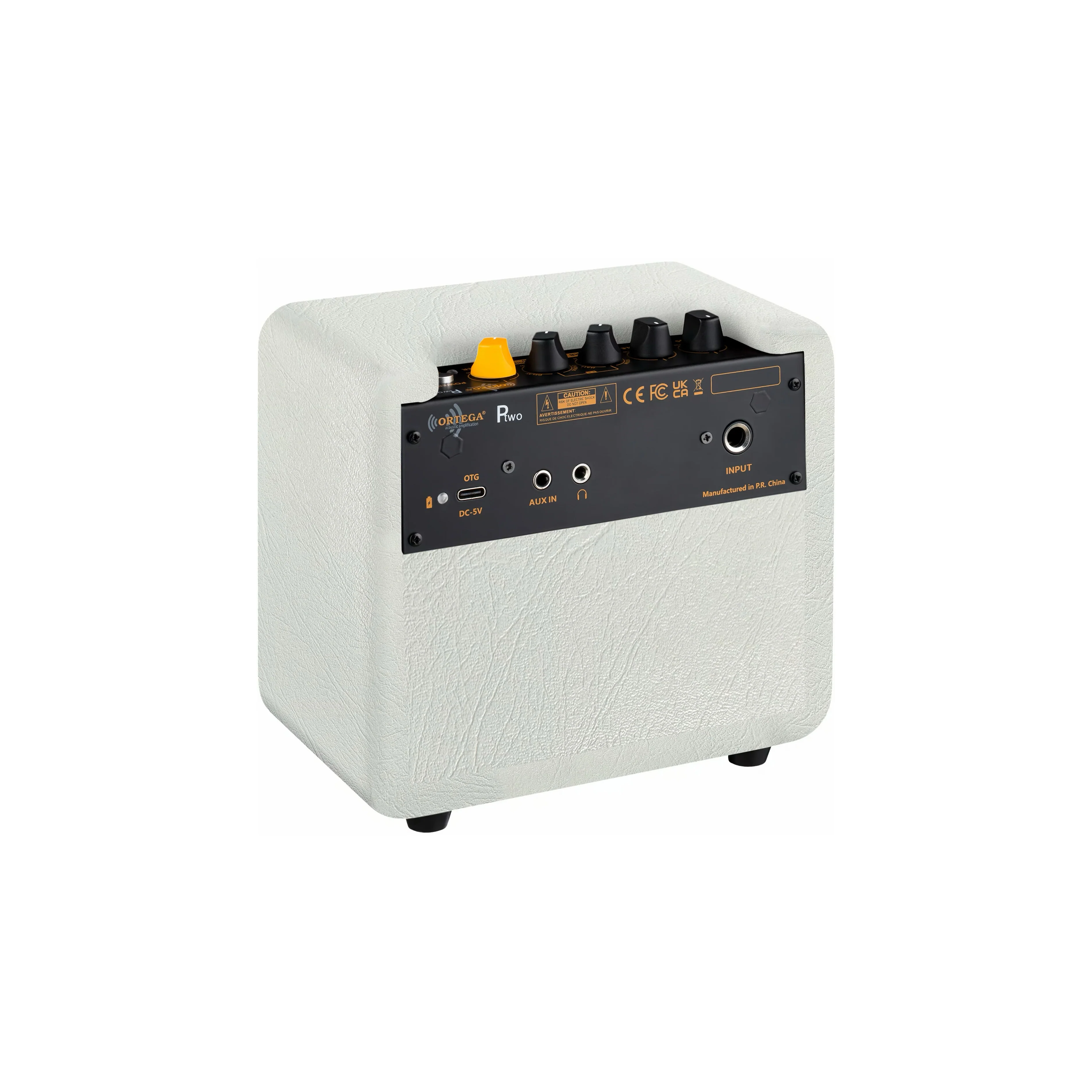PTWO-LTD Akustisk 12w Practice Amp Vintage White - Image 3