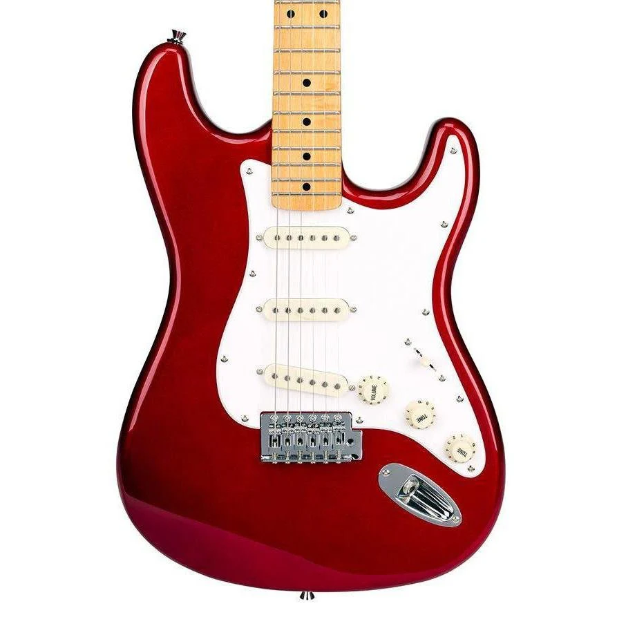 SST57 Candy Apple Red Strat - Image 3