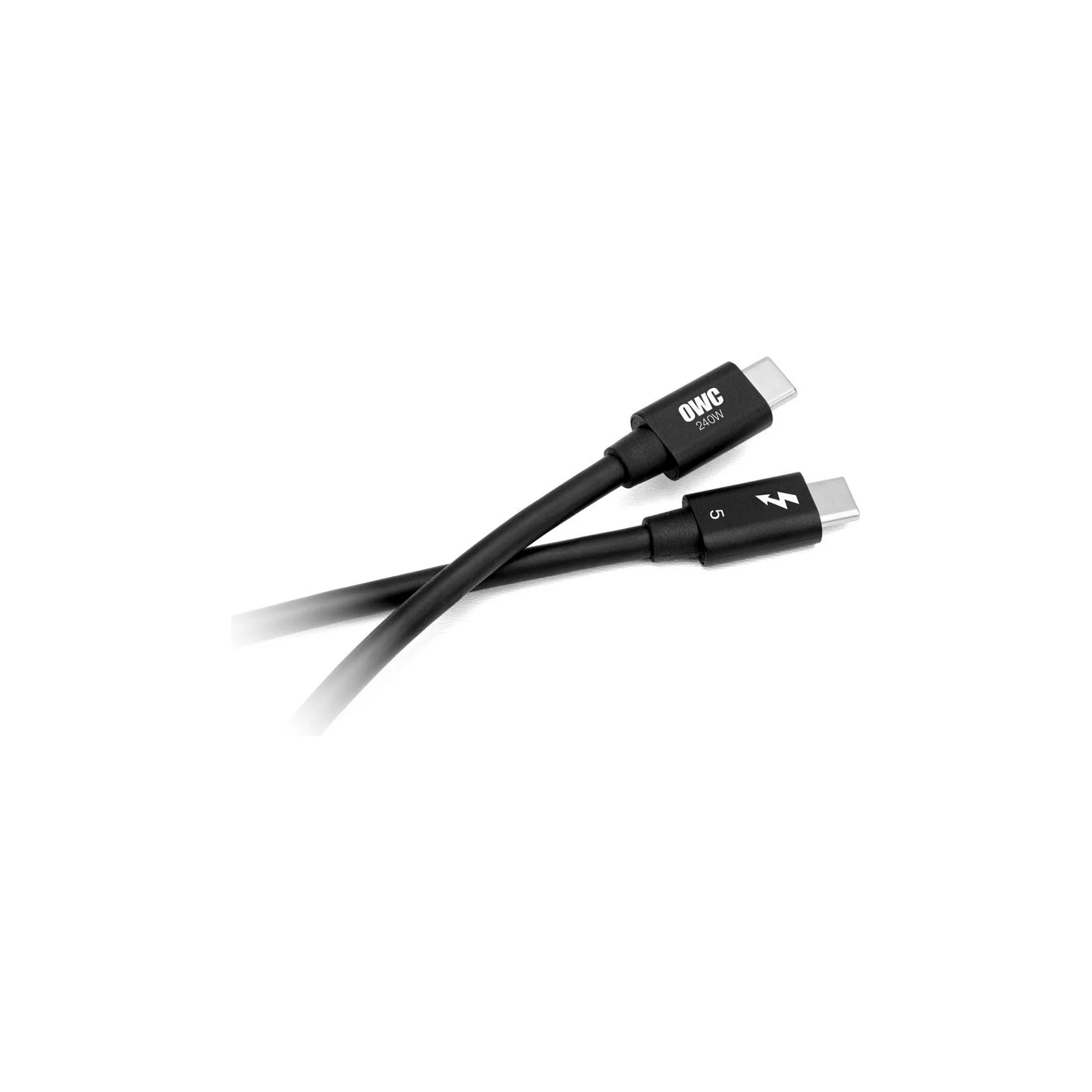 Thunderbolt 5-kabel 0,8 meter Svart - Image 2