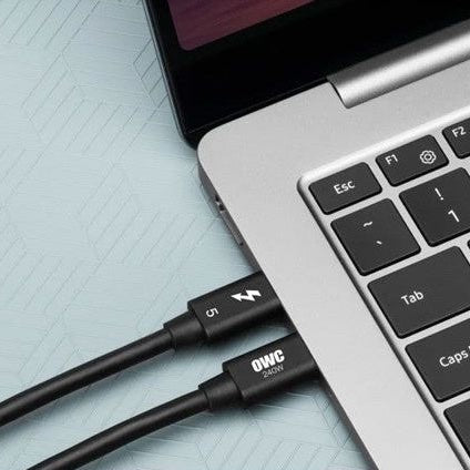 Thunderbolt 5-kabel 0,8 meter Svart - Image 3