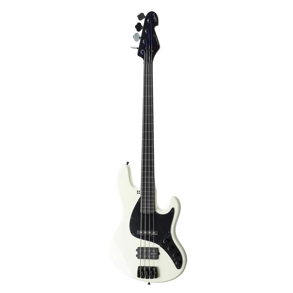 TM4 Fretless Virgin White High Gloss
